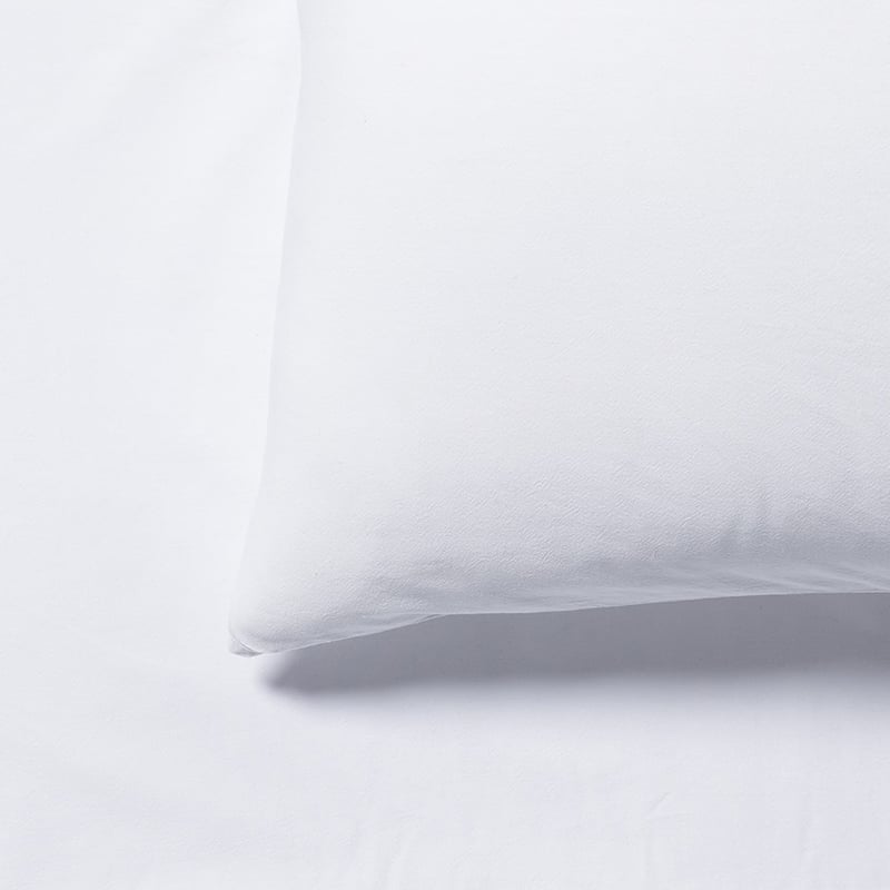 Stonewashed Cotton White Sheet Separates