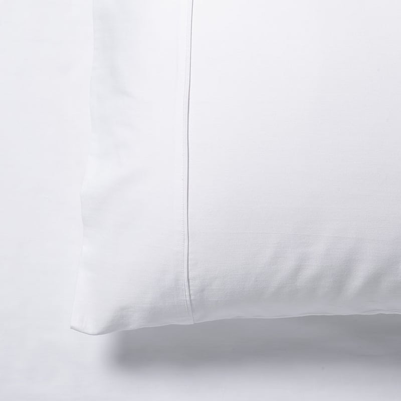 Cotton Cashmere 400TC White Sheet Set