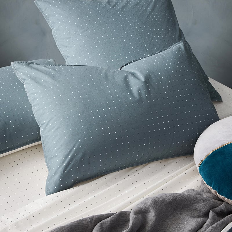 Stonewashed Cotton Sheet Separates in Sage Spot