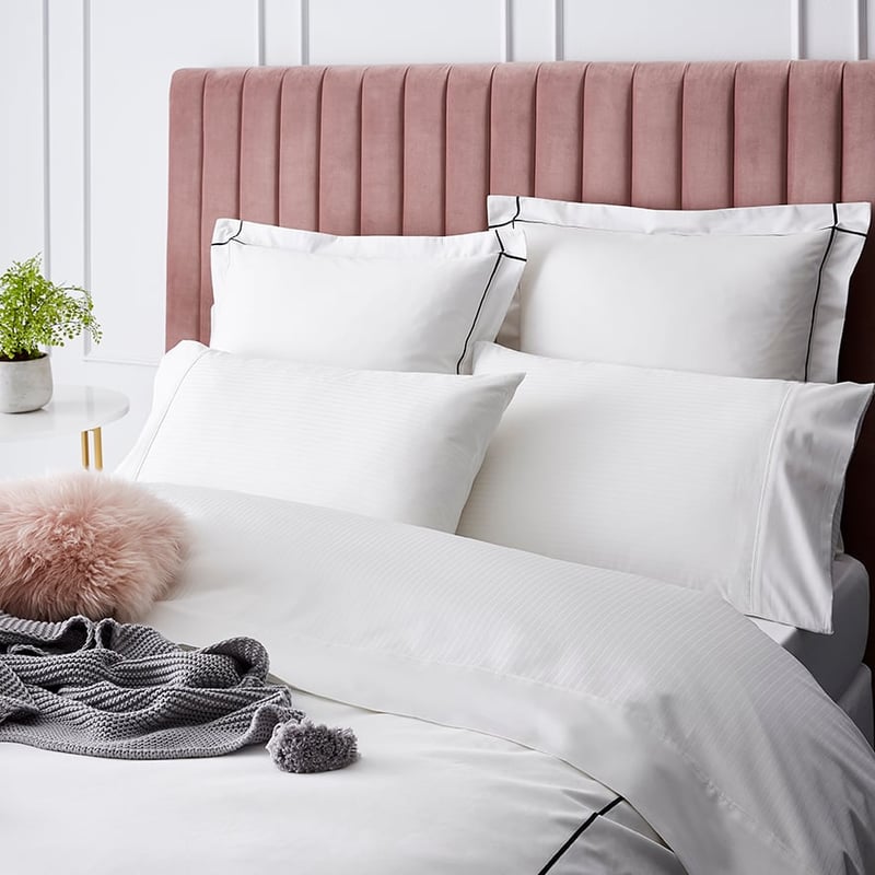 Luxury Collection Snow Stripe Sheet Set