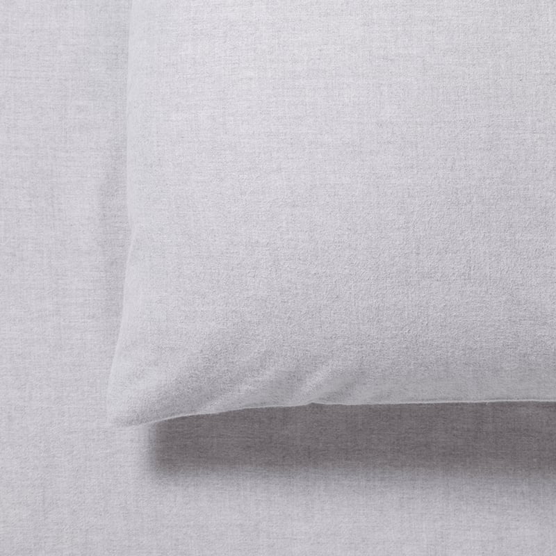 Super Soft Brushed Flannel Sheet Separates Silver