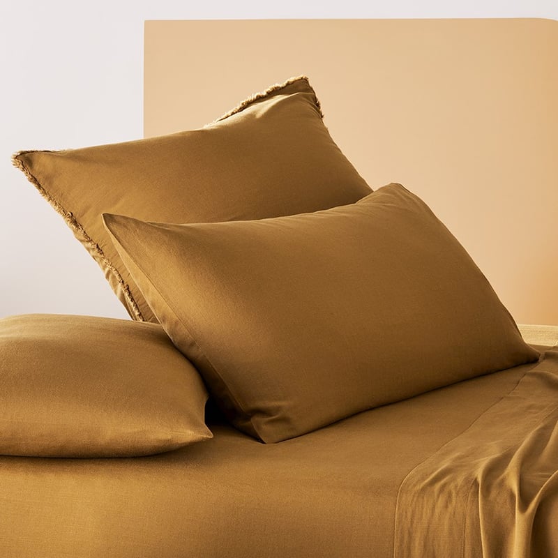 Bamboo Linen Cumin Sheet Separates