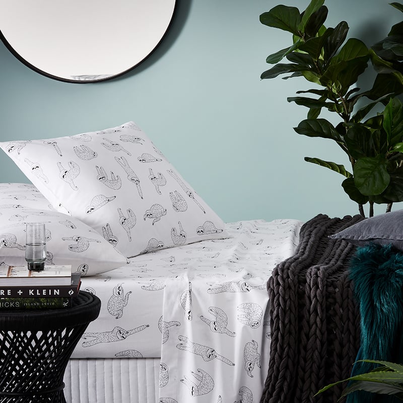 Novelty Sloth Sheet Set