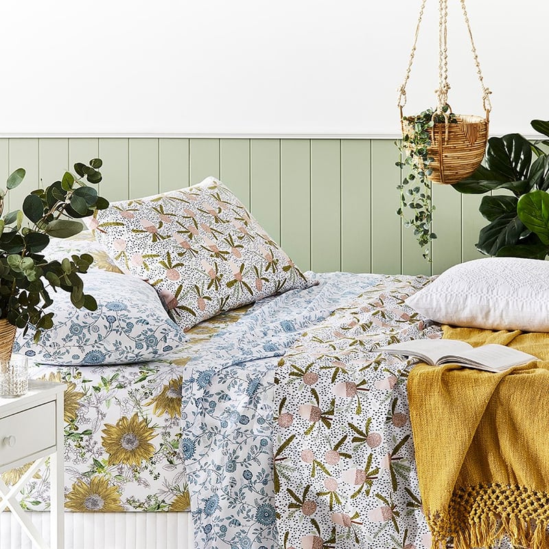 Printed Banksia Sheet Set