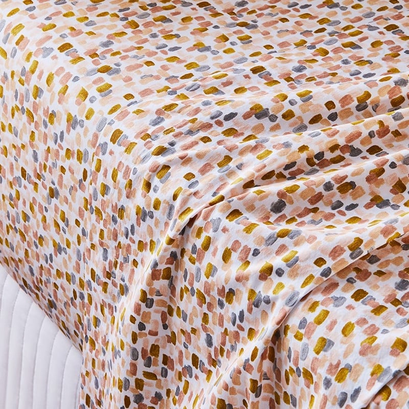 Printed Brush Strokes Sheet Set