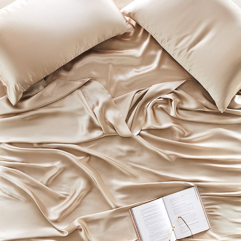 Pure Silk Champagne Sheet Set
