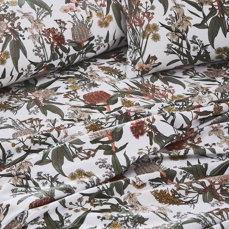 Printed Grevillea Sheet Set