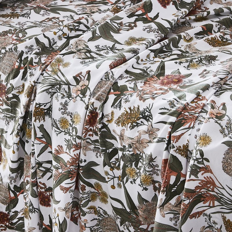 Printed Grevillea Sheet Set