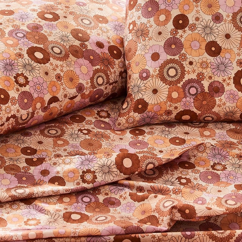 Printed Kiera Floral Sheet Set