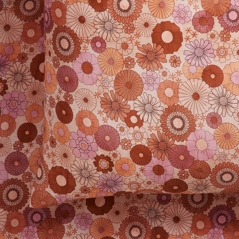 Printed Kiera Floral Sheet Set