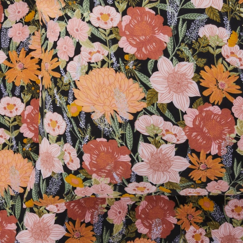 Printed Night Garden Sheet Set