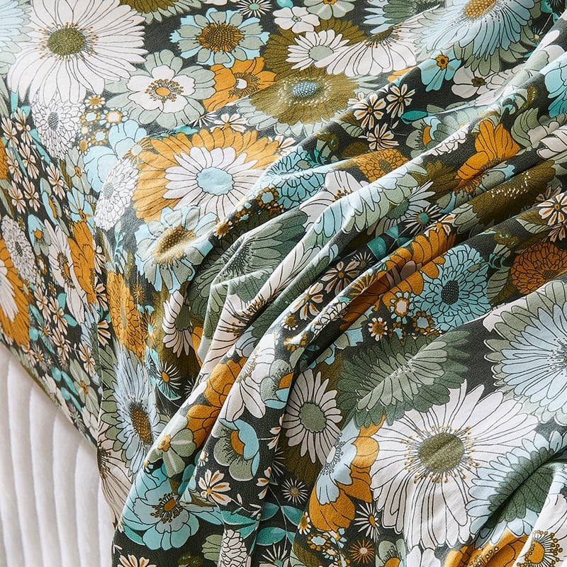 Printed Penny Floral Sheet Set