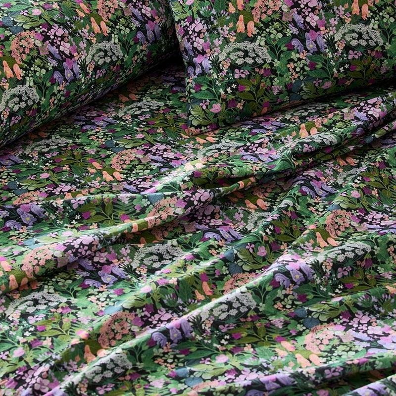 Printed Posy Floral Sheet Set