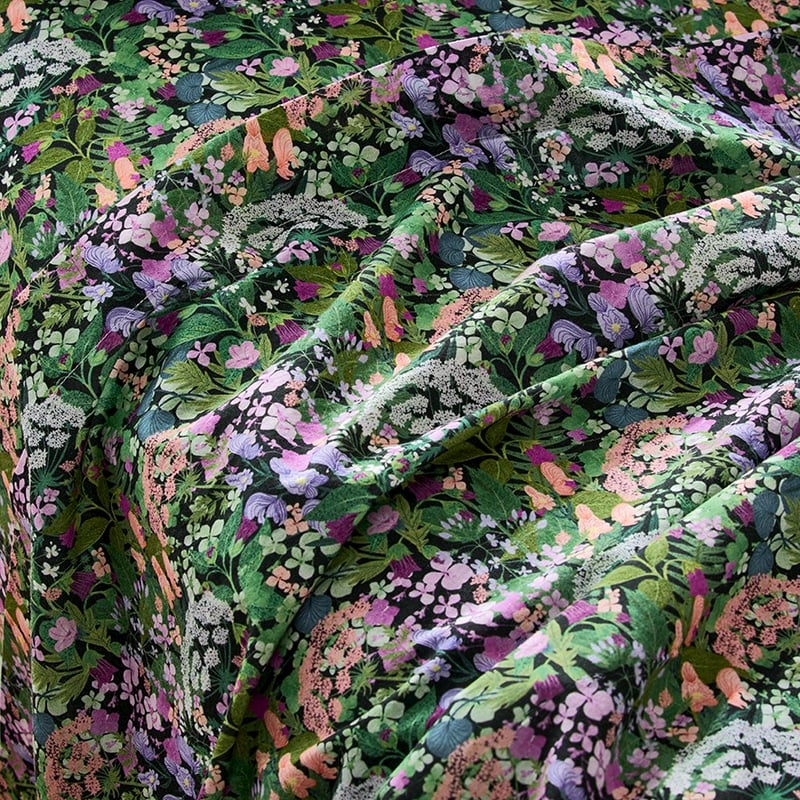 Printed Posy Floral Sheet Set