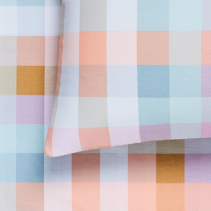 Soulful Check Printed Sheet Set