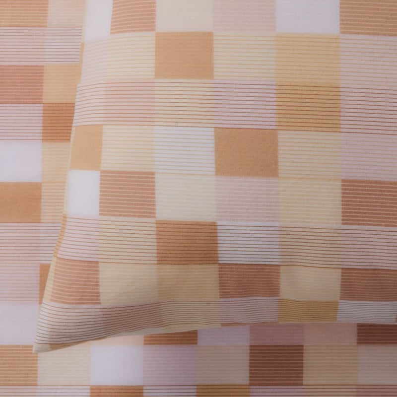 Printed Pink Checkerboard Sheet Set