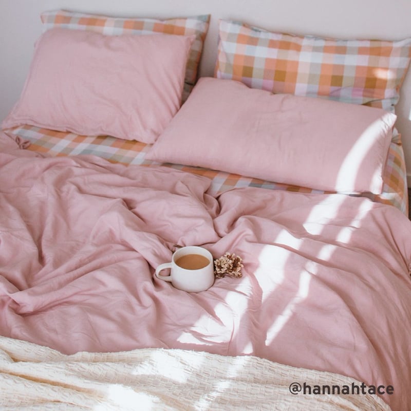 Soulful Check Printed Sheet Set