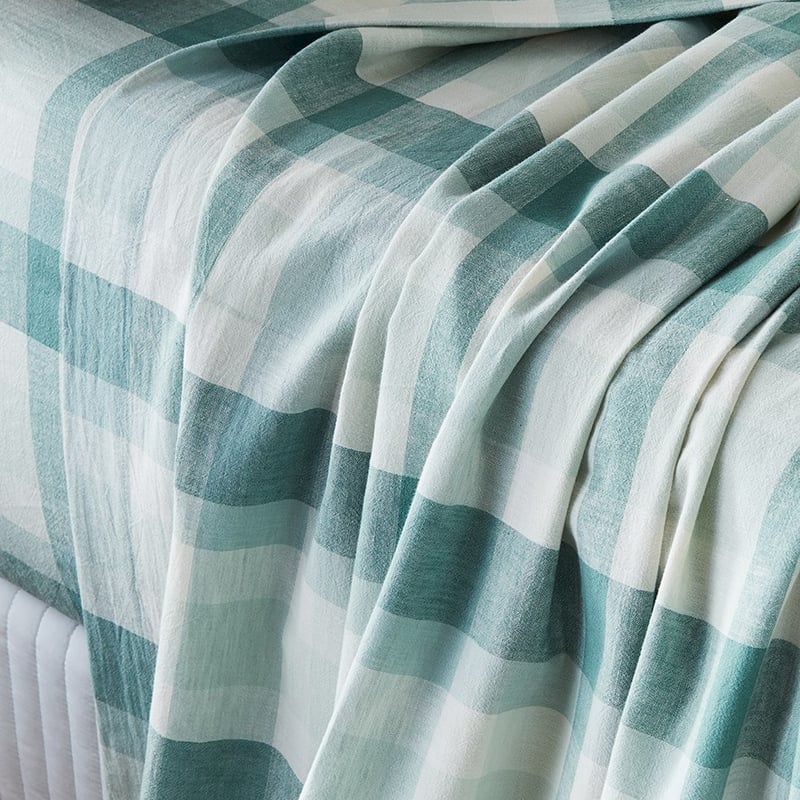 VW Linen Cotton Bedlinen Single Soft Sage SS