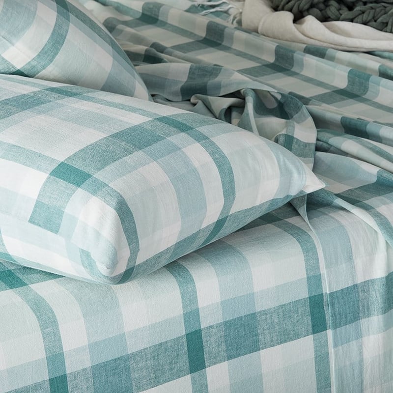 VW Linen Cotton Bedlinen Single Soft Sage SS