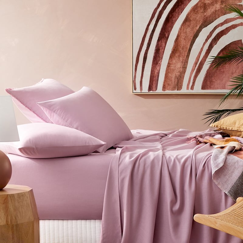 Bamboo Linen Bedlinen W21 Single Lavender QC