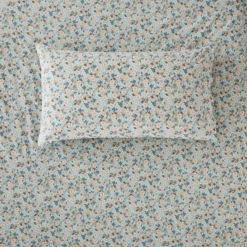 Printed Sage Floral Sheet Separates 