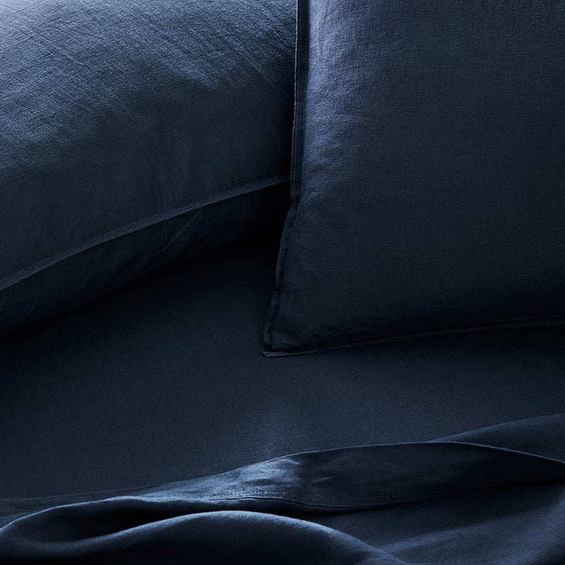 Vintage Washed Linen Old Navy Sheet Set