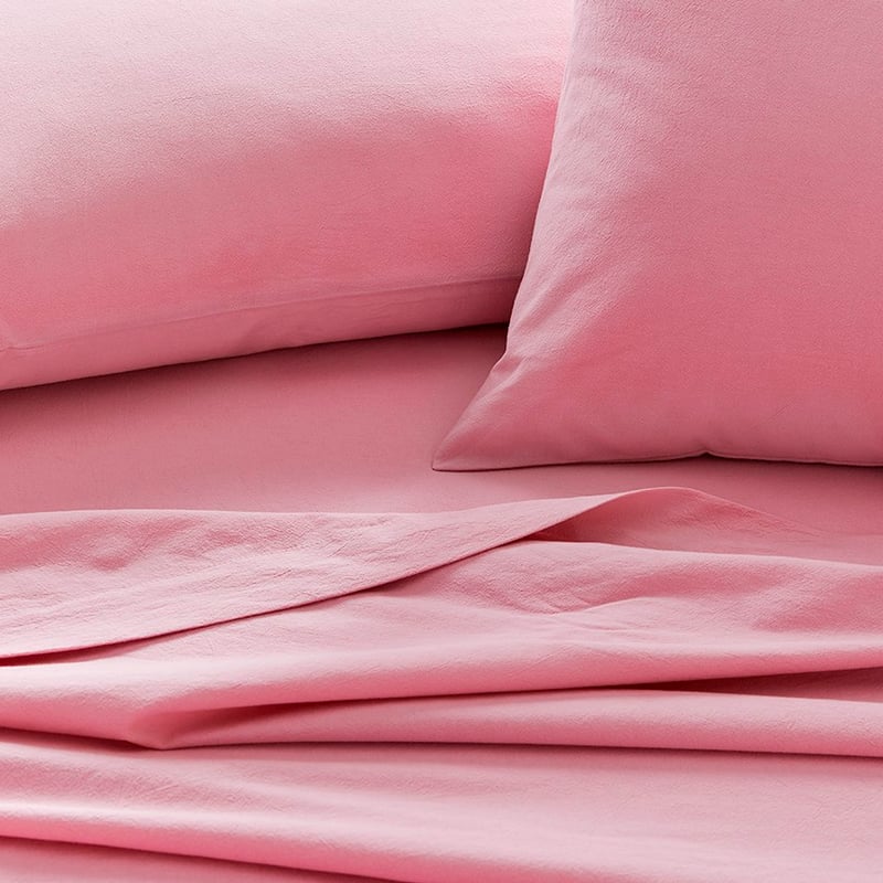 Stonewashed Cotton Fairy Floss Sheet Separates
