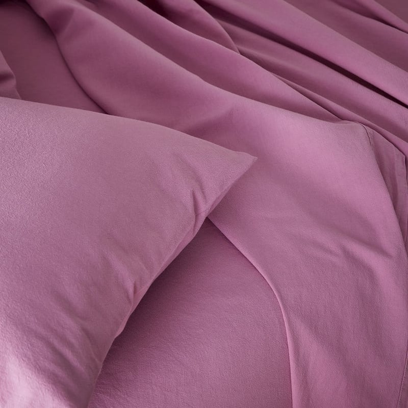 Stonewashed Cotton Mulberry Sheet Separates 