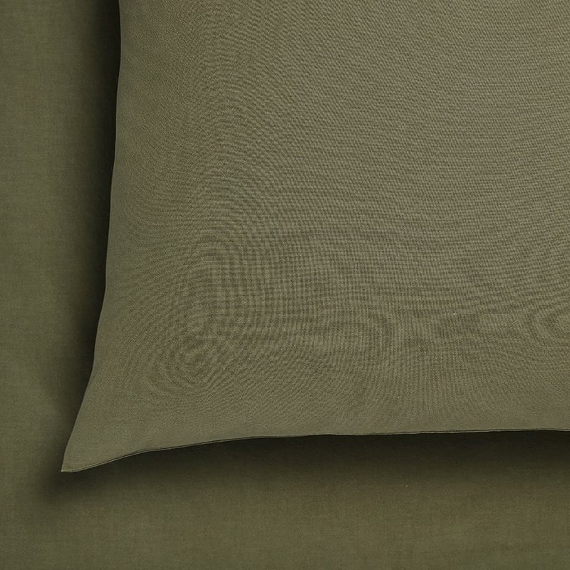 Stonewashed Cotton Bayleaf Sheet Set