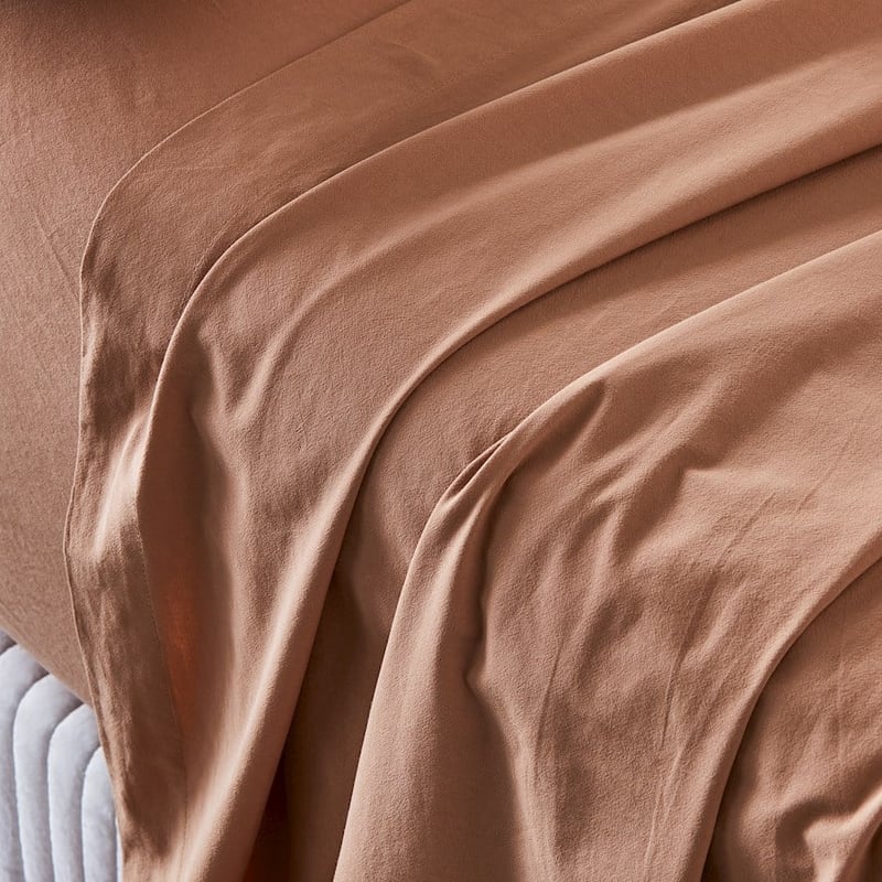 Stonewashed Cotton Earth Sheet Set