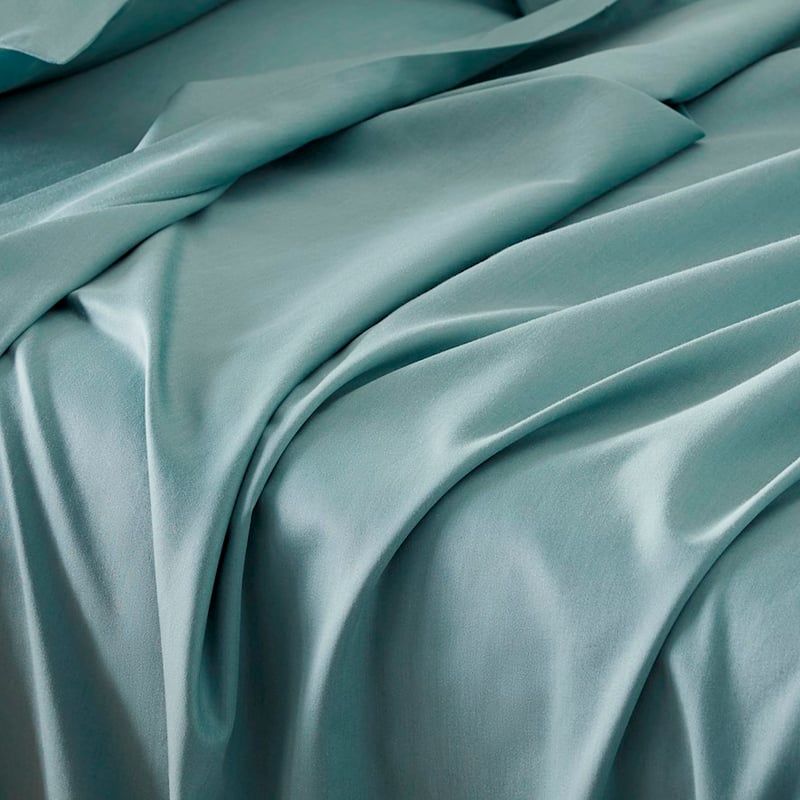 600TC Bamboo Cotton Blue Grey Sheet Set