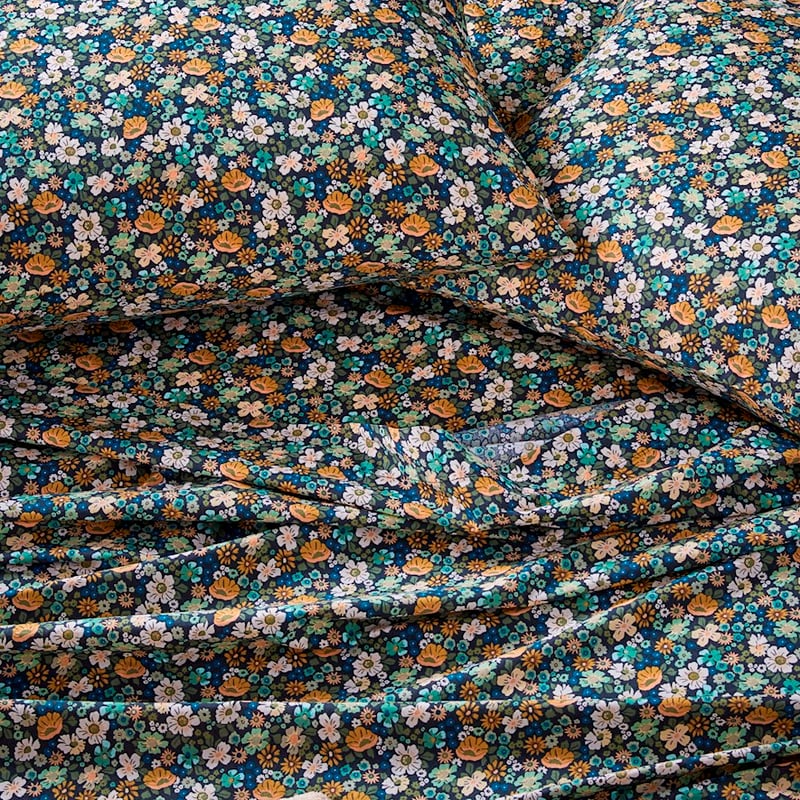 Printed Green Libertine Floral Sheet Set