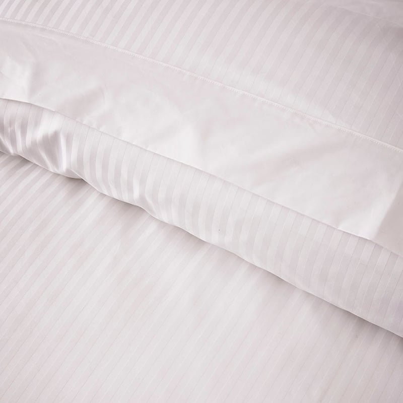 1200TC Snow Stripe Sheet Set