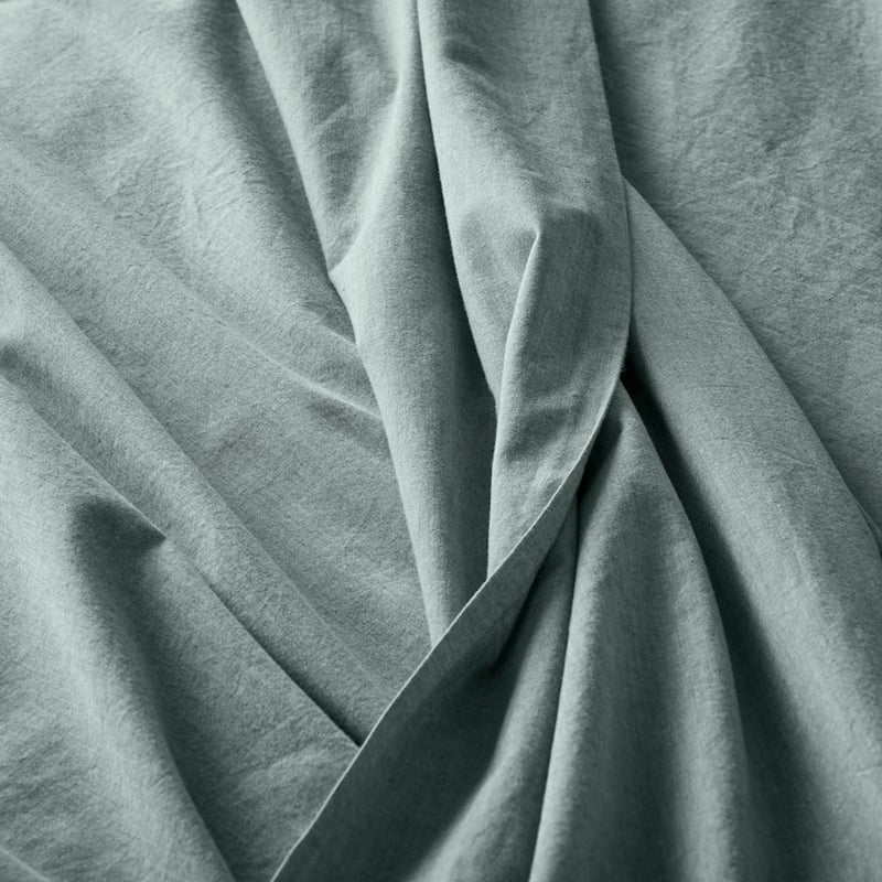Organic Cotton Chambray Ocean Sheet Set