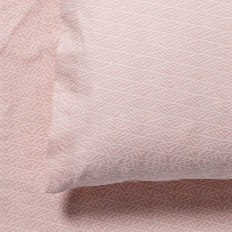 Blake Pink Fitted Sheet Set