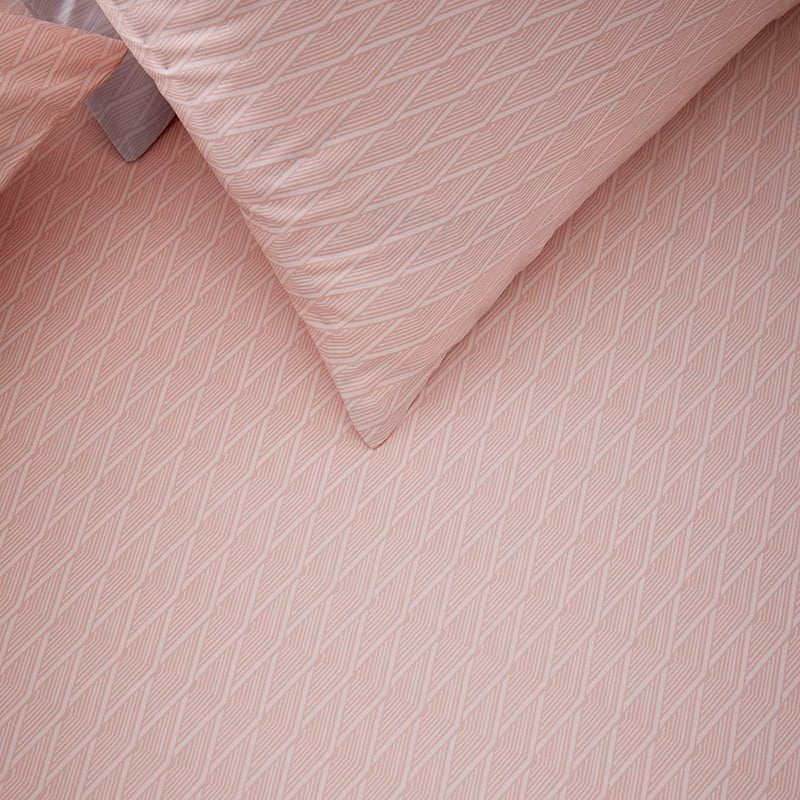 Blake Pink Fitted Sheet Set