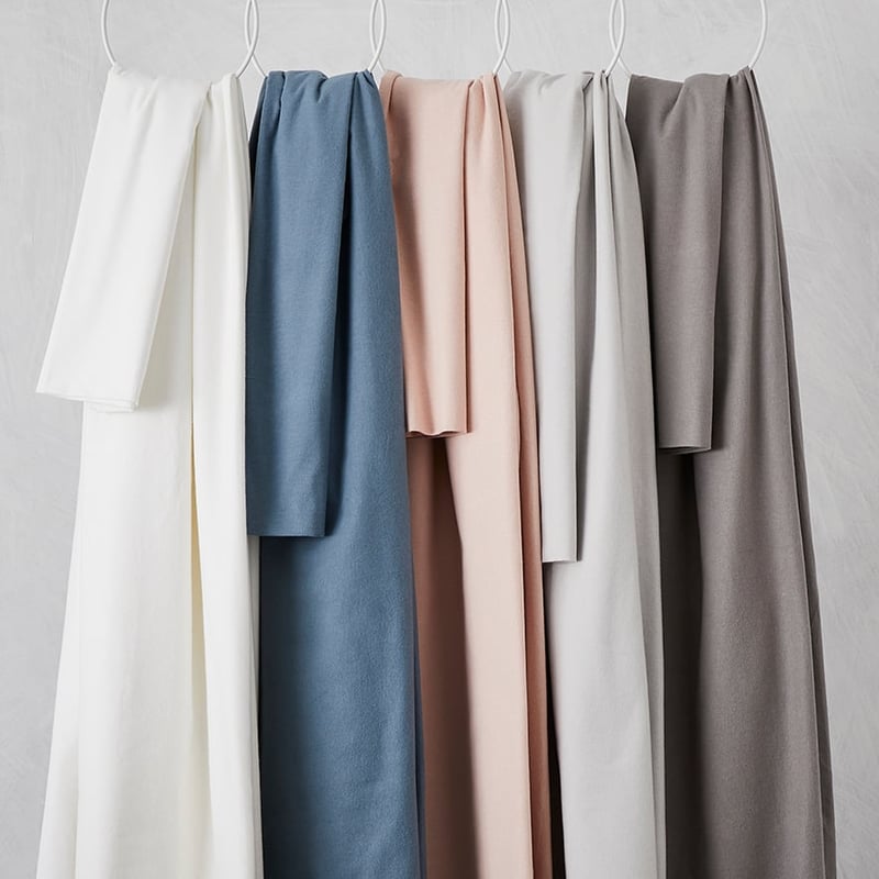 Plain Dye Flannelette Sheet Set Silver