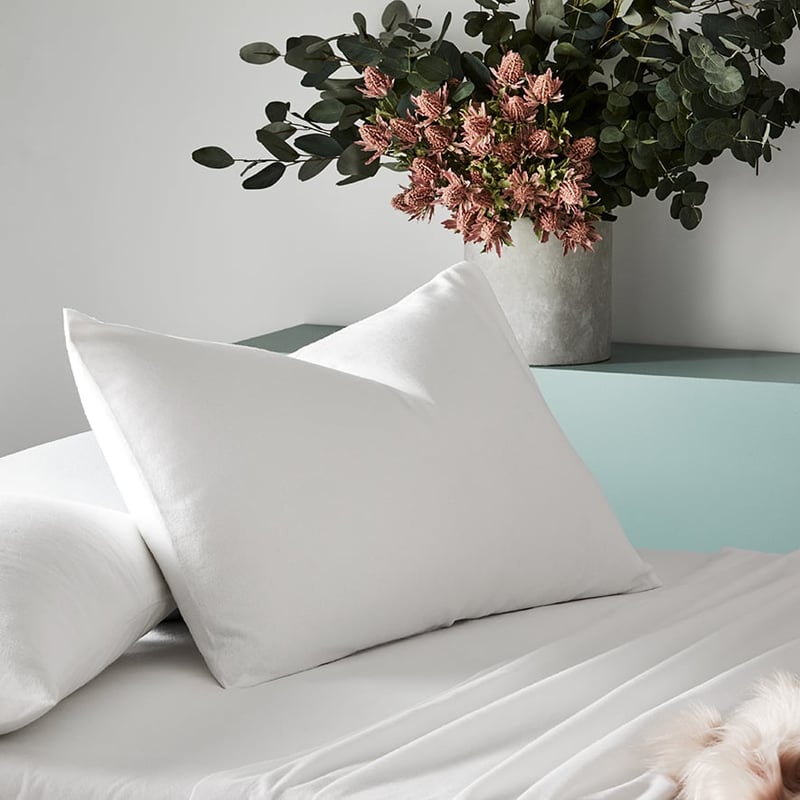 Plain Dyed Flannelette White Sheet Set