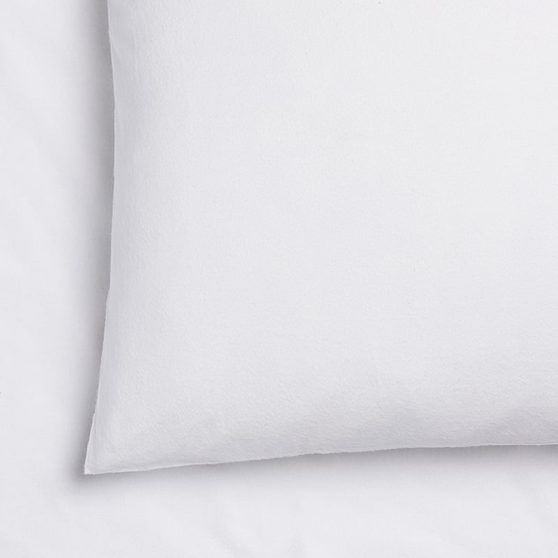 Plain Dyed Flannelette White Sheet Set