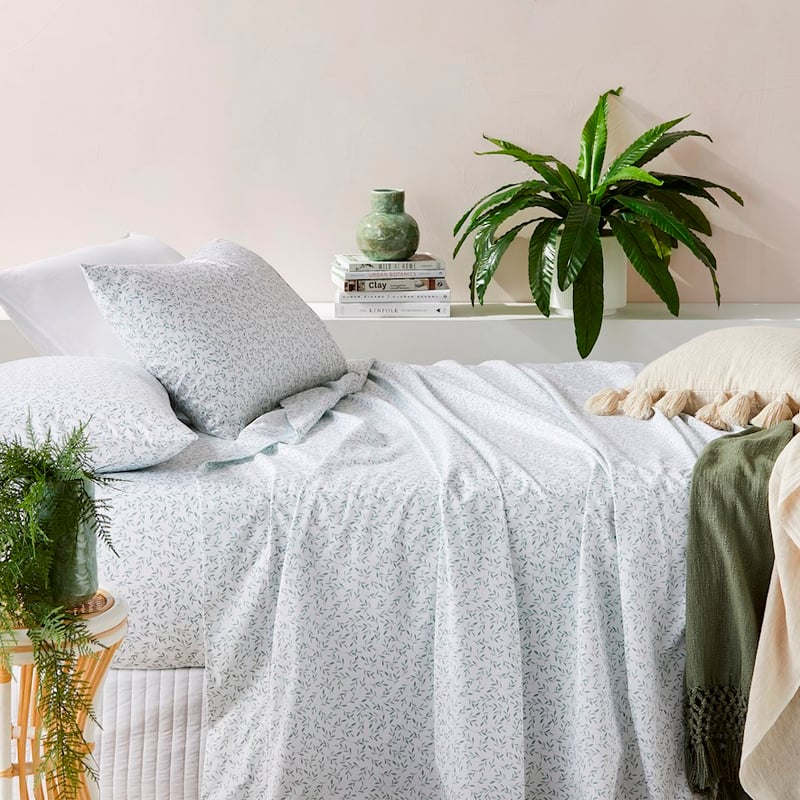 500TC Pima Cotton World's Softest Cotton Green Leaf Sheet Set