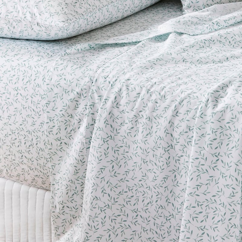 500TC Pima Cotton World's Softest Cotton Green Leaf Sheet Set