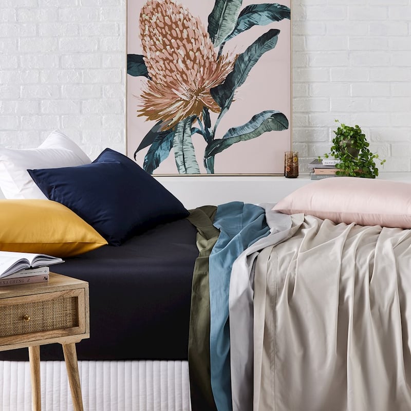 500TC Pima Cotton World's Softest Cotton Honey Mustard Sheet Set