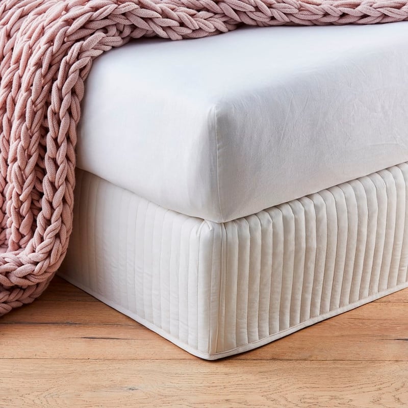 Fresh Sand Quilted Valance