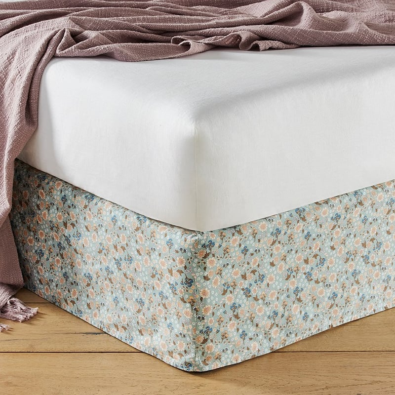 Printed Sage Floral Valance