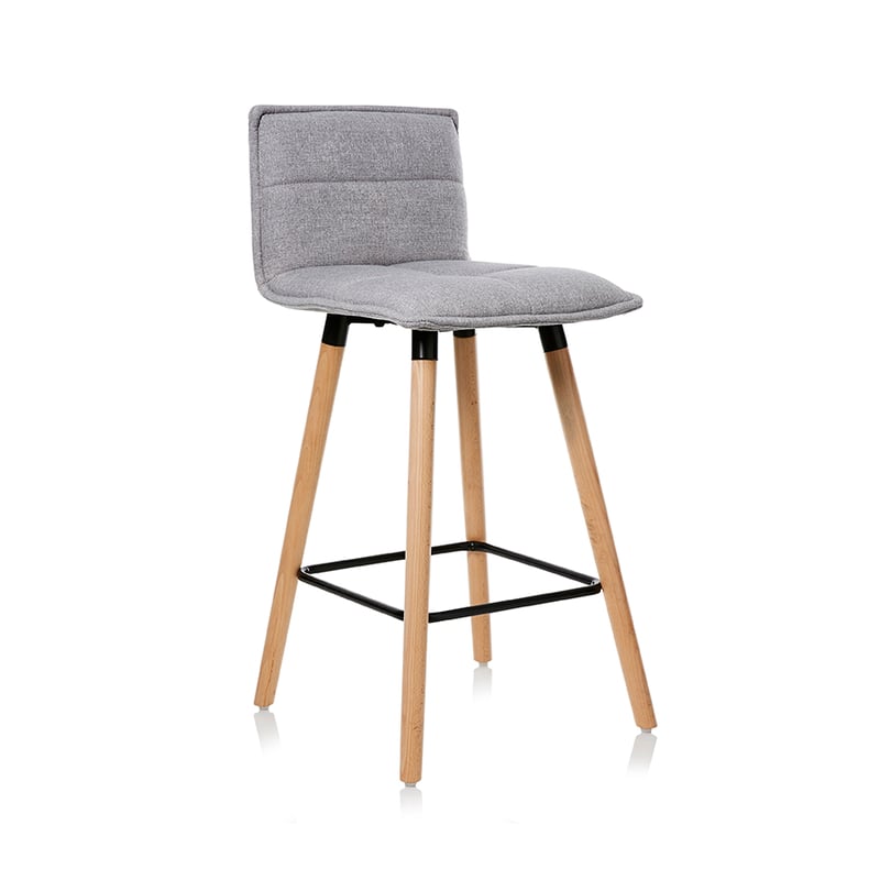Faraday Counter Stool 65cm Silver 