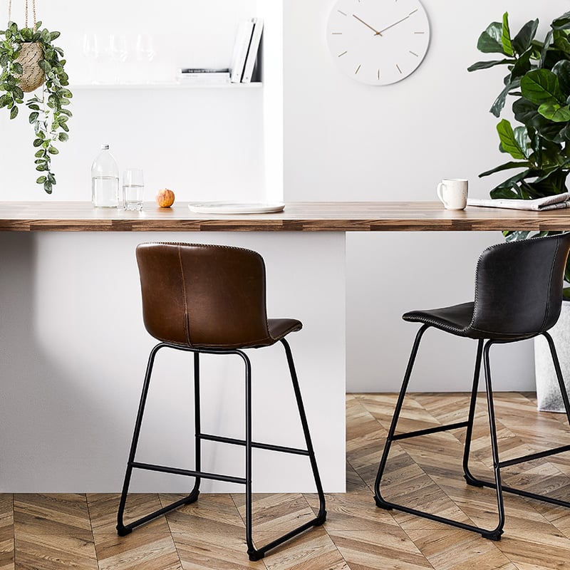 Orlando Black Counter Stool