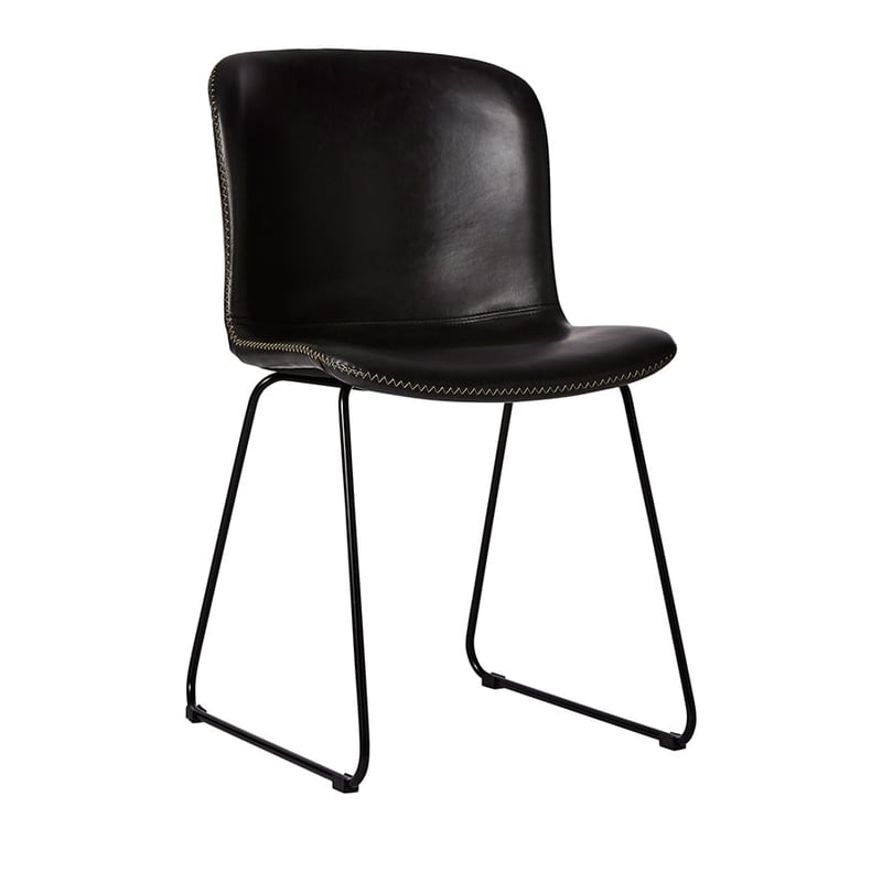 Orlando Dining Collection  Black Dining Chair Set of 2