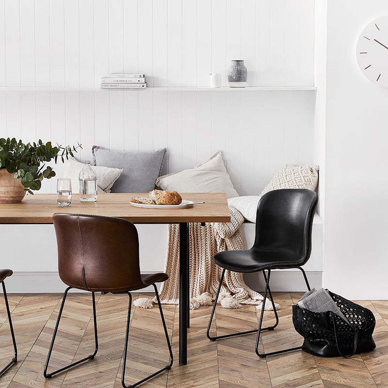 Orlando Dining Collection  Black Dining Chair Set of 2