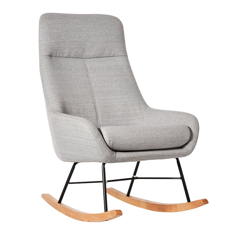 Nebraska Rocking Chair  Silver 