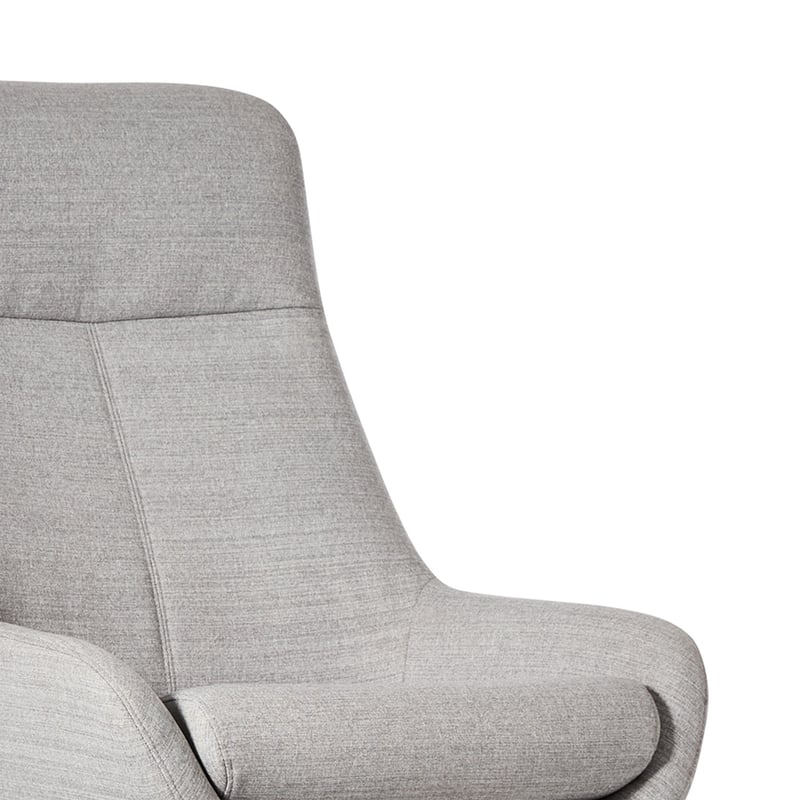 Nebraska Rocking Chair  Silver 